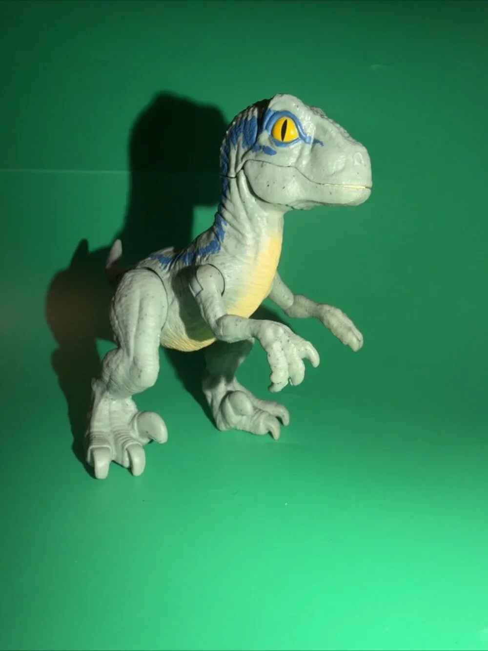 Jurassic Park World Dino Rival Primal Pal Blue Velociraptor Sound TESTED Works